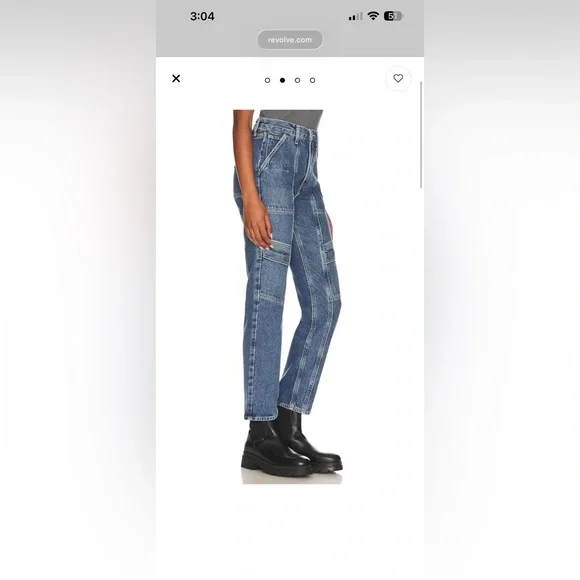 AGOLDE Cooper Cargo Jeans in Regulation NWOT-28